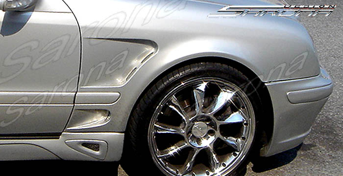 Custom Mercedes CLK Fenders  Coupe & Convertible (1998 - 2002) - $650.00 (Manufacturer Sarona, Part #MB-014-FD)
